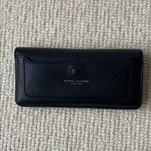 Marc Jacobs Black Leather Continental Wallet